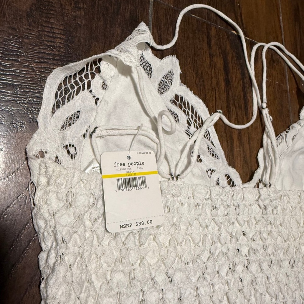 Free People Ivory Crochet Bralette - Picture 2 of 3